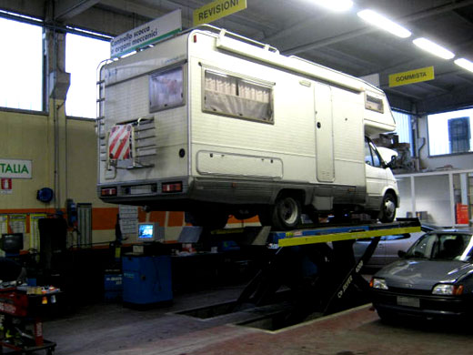 servizio completo camper